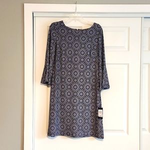 Tommy Hilfiger- size 10 - circular patterned - navy and white